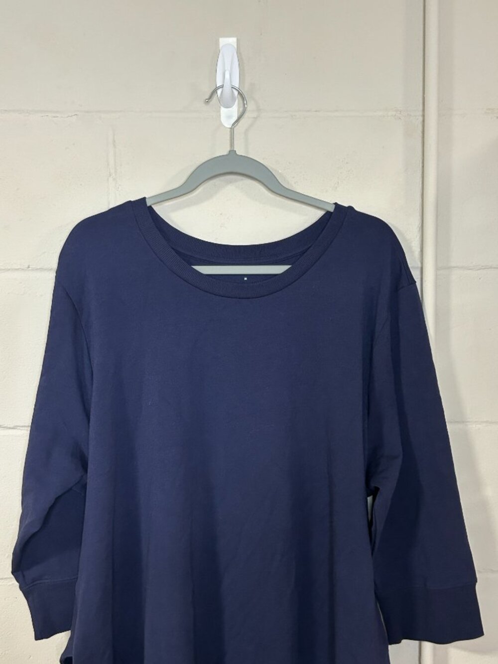 Universal Standard Misa Dress Medium 18 20 Navy Blue NWT Oversized T Shirt Midi - Picture 3 of 11